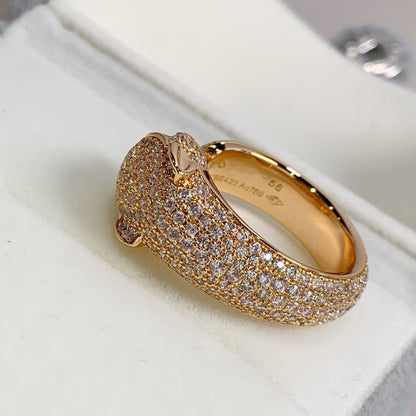 [Am jewelry]PANTHERE PINK GOLD DIAMOND RING