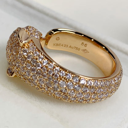 [Am jewelry]PANTHERE PINK GOLD DIAMOND RING