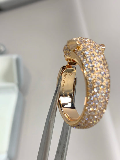 [Am jewelry]PANTHERE PINK GOLD DIAMOND RING