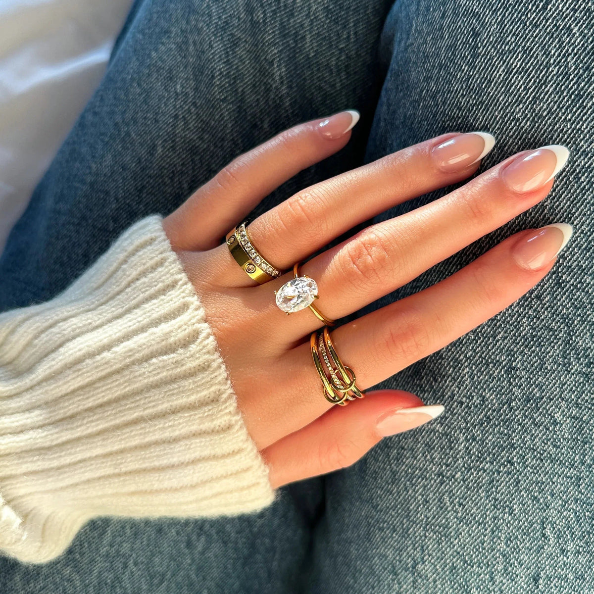 [AM Jewels]Dara Diamond Ring Stack