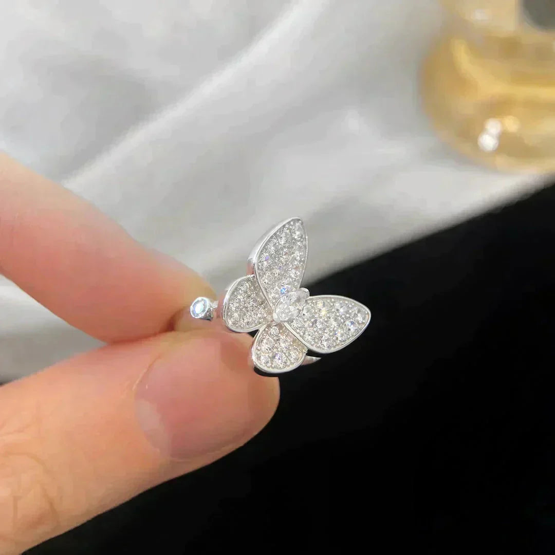 [Am jewelry]BUTTERFLY DIAMOND RING