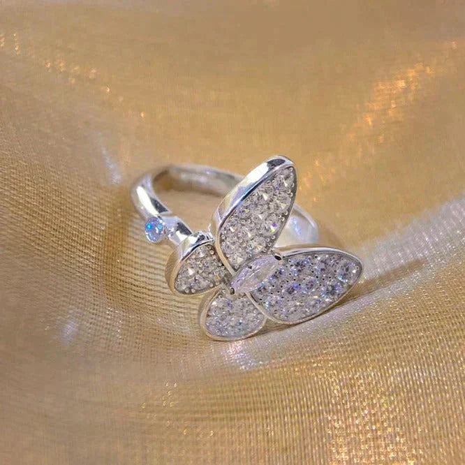 [Am jewelry]BUTTERFLY DIAMOND RING