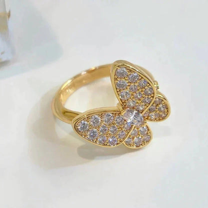 [Am jewelry]BUTTERFLY DIAMOND RING