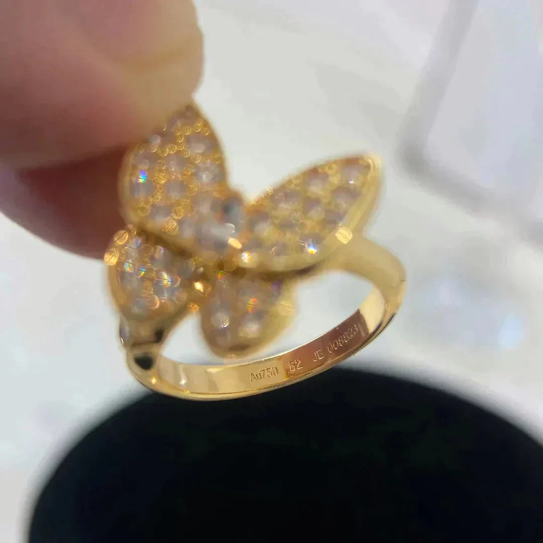 [Am jewelry]BUTTERFLY DIAMOND RING