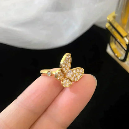 [Am jewelry]BUTTERFLY DIAMOND RING