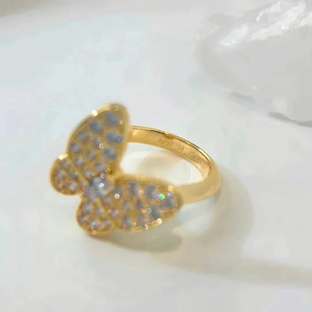 [Am jewelry]BUTTERFLY DIAMOND RING