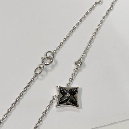 [Am jewelry]STAR BLACK MOP NECKLACE