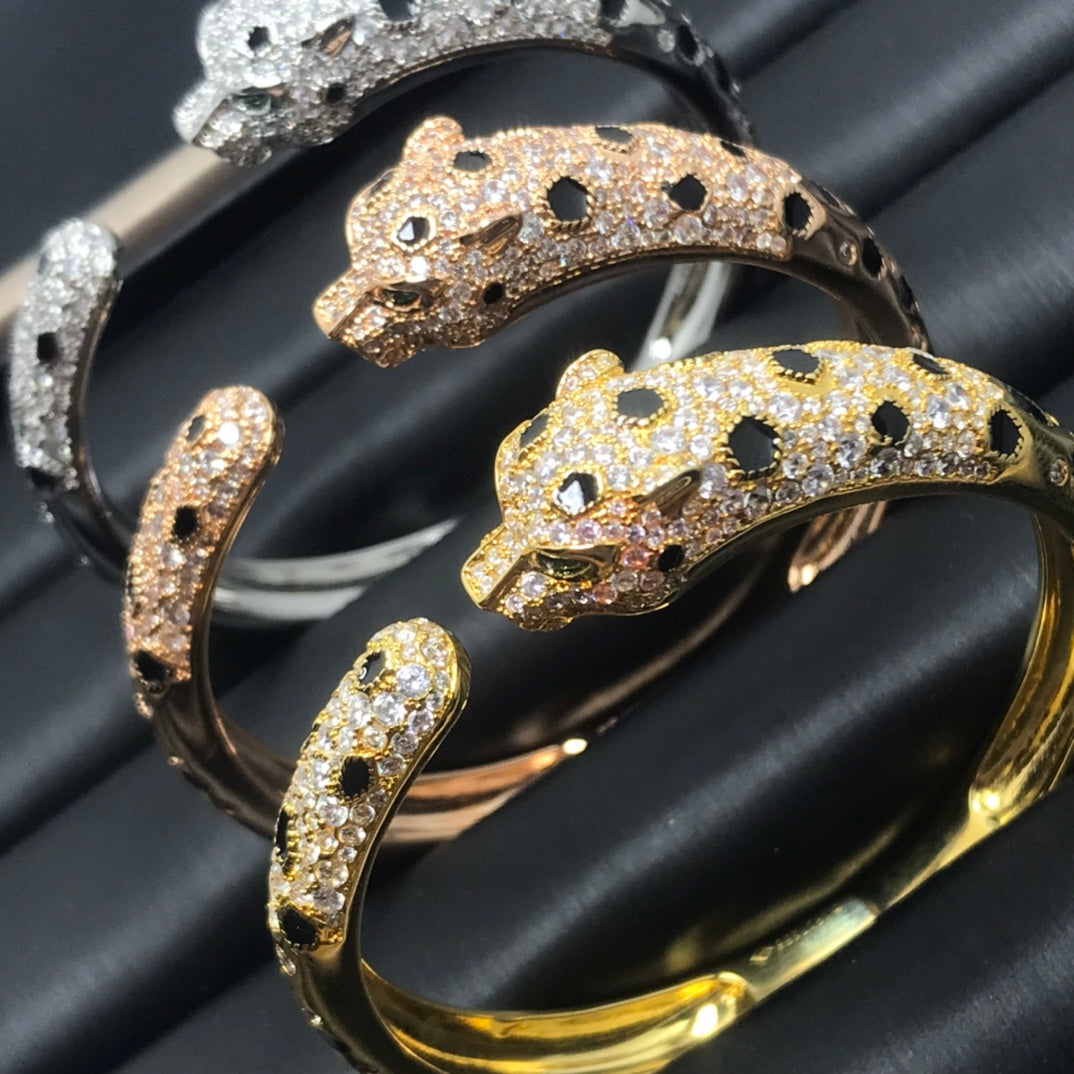 [Am jewelry]PANTHERE BIG BRACELET DIAMONDS