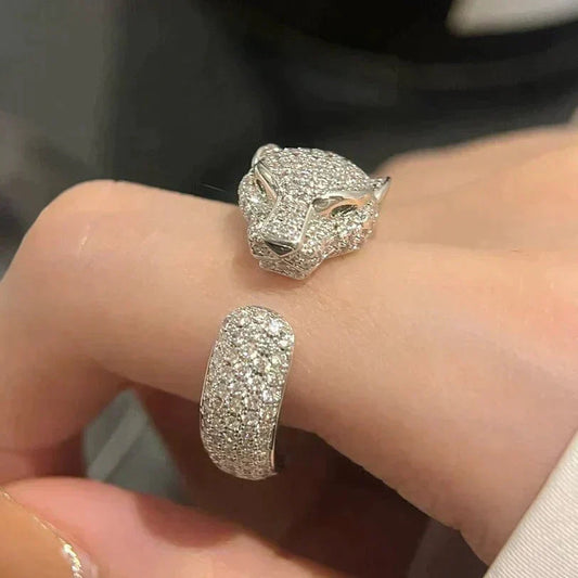 [Am jewelry]PANTHERE 5.5MM ALL DIAMOND RING