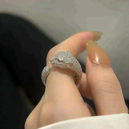 [Am jewelry]PANTHERE 5.5MM ALL DIAMOND RING