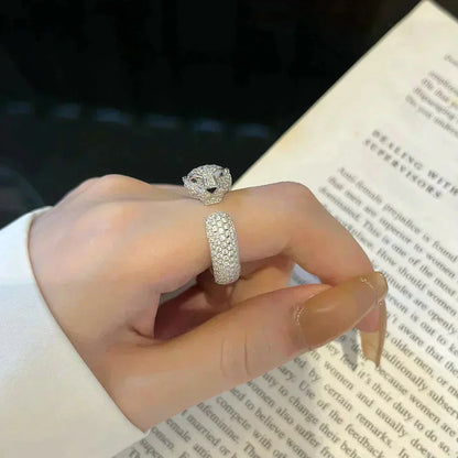 [Am jewelry]PANTHERE 5.5MM ALL DIAMOND RING