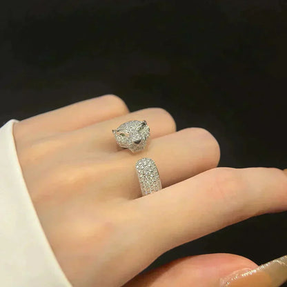 [Am jewelry]PANTHERE 5.5MM ALL DIAMOND RING