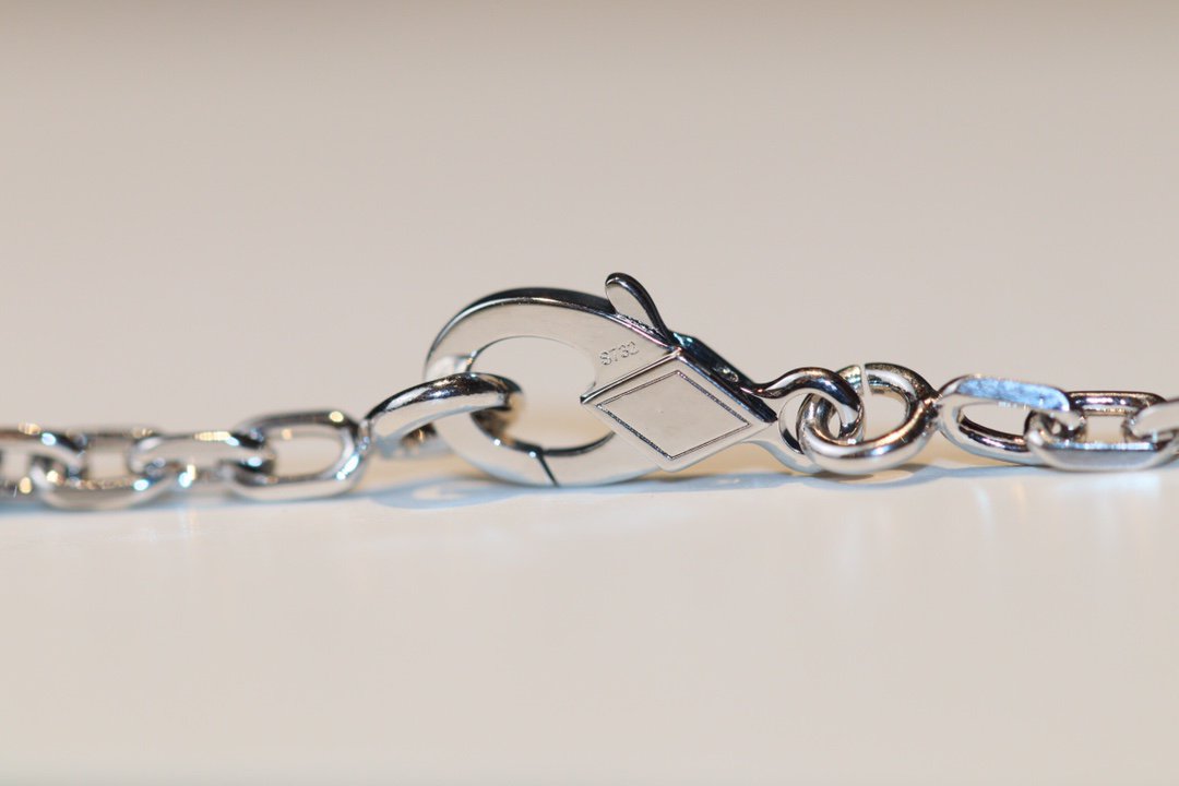 [Am jewelry]CLOVER 20 MOTIFS ONYX DIAMOND SILVER