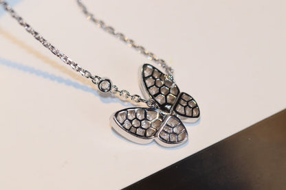 [Am jewelry]BUTTERFLY DIAMOND NECKLACE