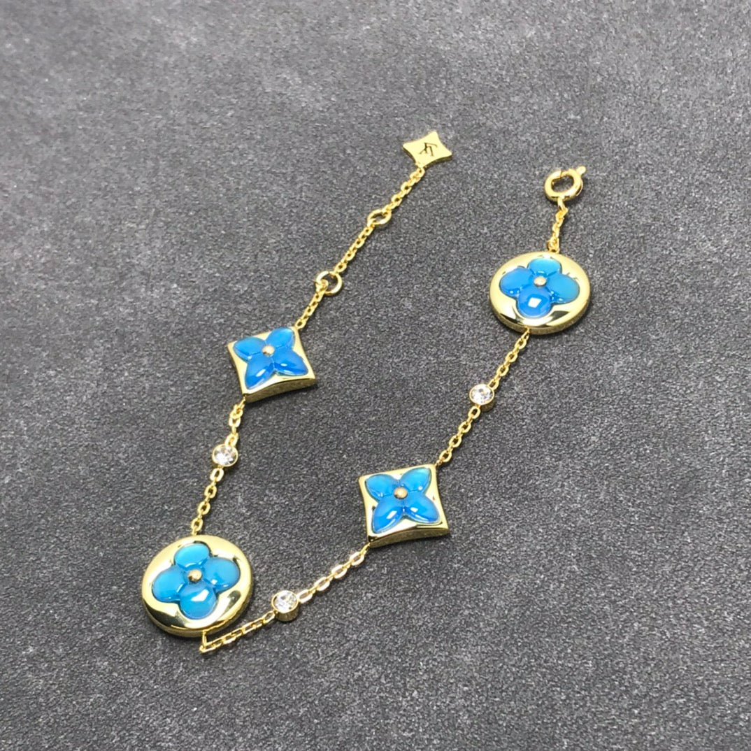 [Am jewelry]STAR AND SUN TURQUOISE 4 MOTIFS 3 DIAMONDS