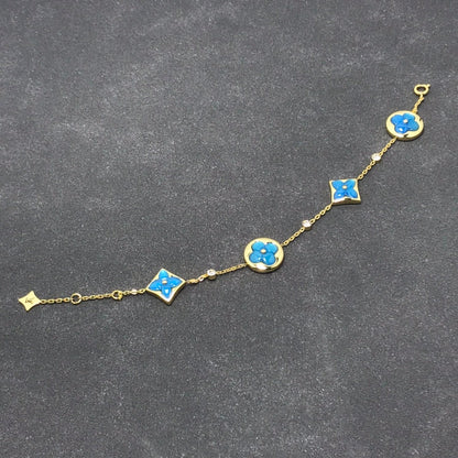 [Am jewelry]STAR AND SUN TURQUOISE 4 MOTIFS 3 DIAMONDS