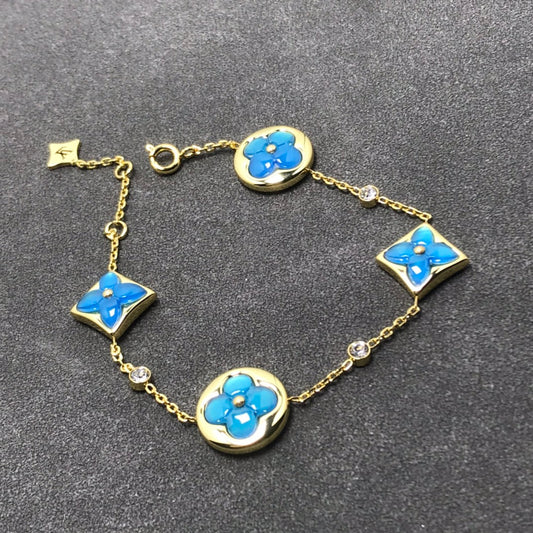 [Am jewelry]STAR AND SUN TURQUOISE 4 MOTIFS 3 DIAMONDS