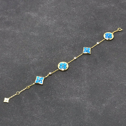 [Am jewelry]STAR AND SUN TURQUOISE 4 MOTIFS 3 DIAMONDS