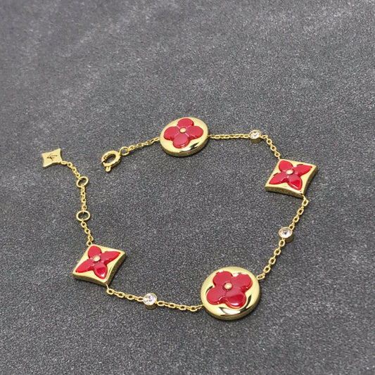 [Am jewelry]STAR AND SUN CARNELIAN 4 MOTIFS 3 DIAMONDS