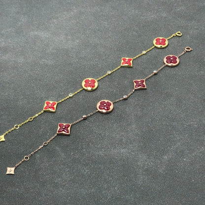 [Am jewelry]STAR AND SUN CARNELIAN 4 MOTIFS 3 DIAMONDS