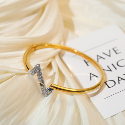 [Am jewelry]VOLTE UPSITE DOWN GOLD DIAMOND BRACELET