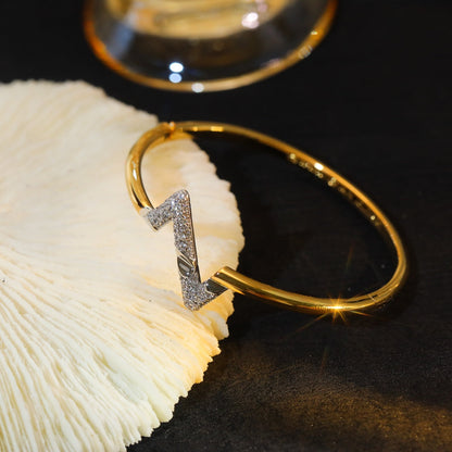 [Am jewelry]VOLTE UPSITE DOWN GOLD DIAMOND BRACELET
