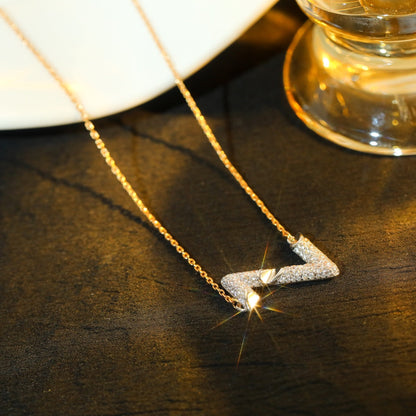 [Am jewelry]VOLT SILVER DIAMOND PEDANT NECKLACE