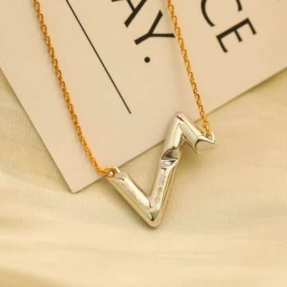 [Am jewelry]VOLT SILVER DIAMOND PEDANT NECKLACE