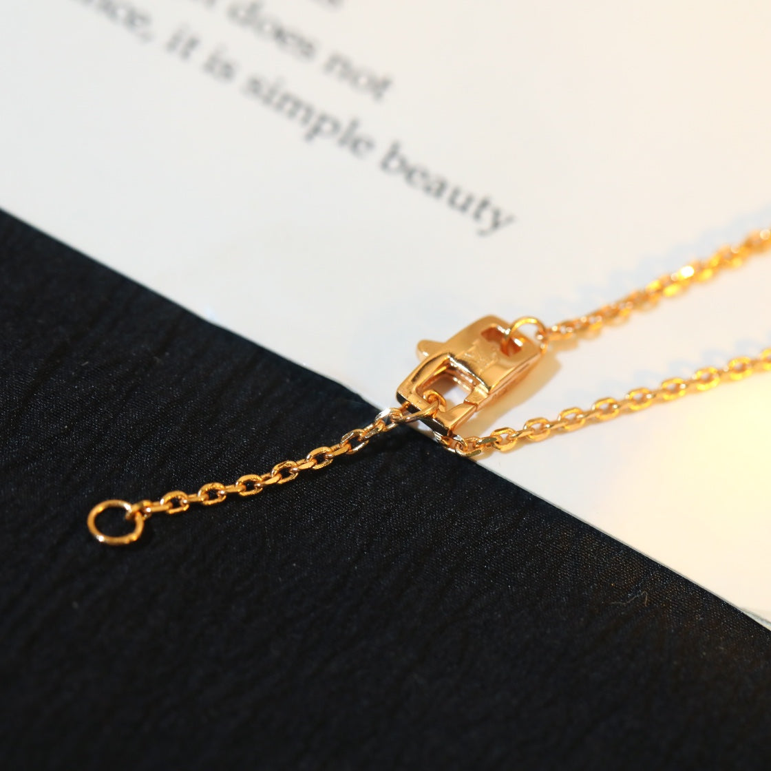 [Am jewelry]STAR AND SUN DIAMOND PINK GOLD NECKLACE