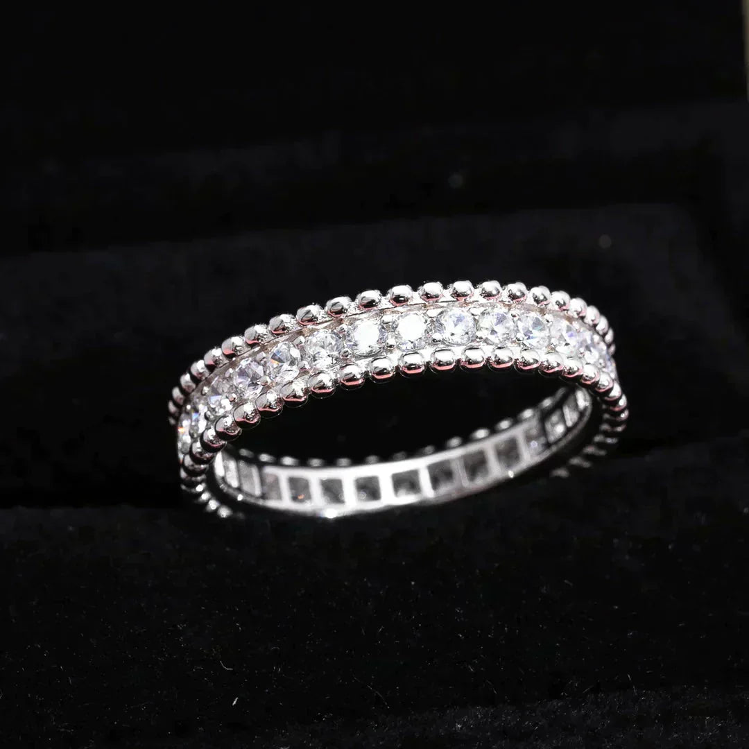 [Am jewelry]PERLEE DIAMOND SILVER RING