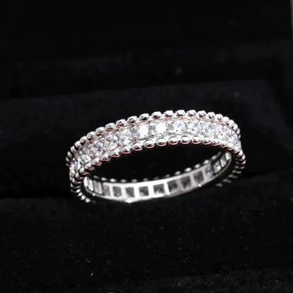 [Am jewelry]PERLEE DIAMOND SILVER RING