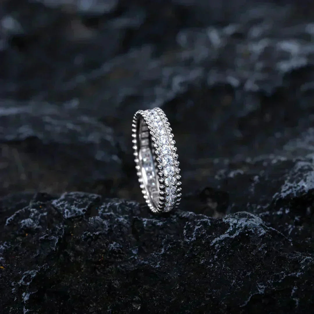 [Am jewelry]PERLEE DIAMOND SILVER RING