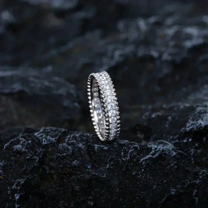[Am jewelry]PERLEE DIAMOND SILVER RING
