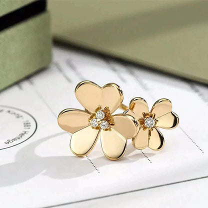 [Am jewelry]CLOVER COMOS GOLD DIAMOND RING