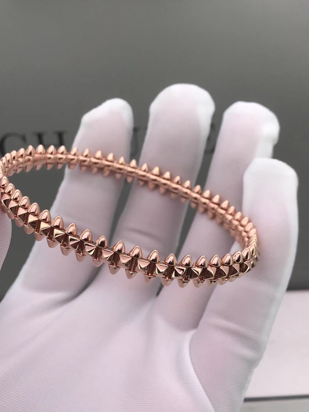 [Am jewelry]CLASH PINK GOLD BRACELET