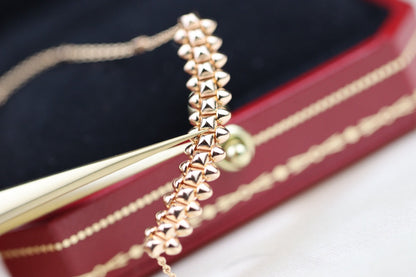 [Am jewelry]CLASH PINK GOLD NECKLACE