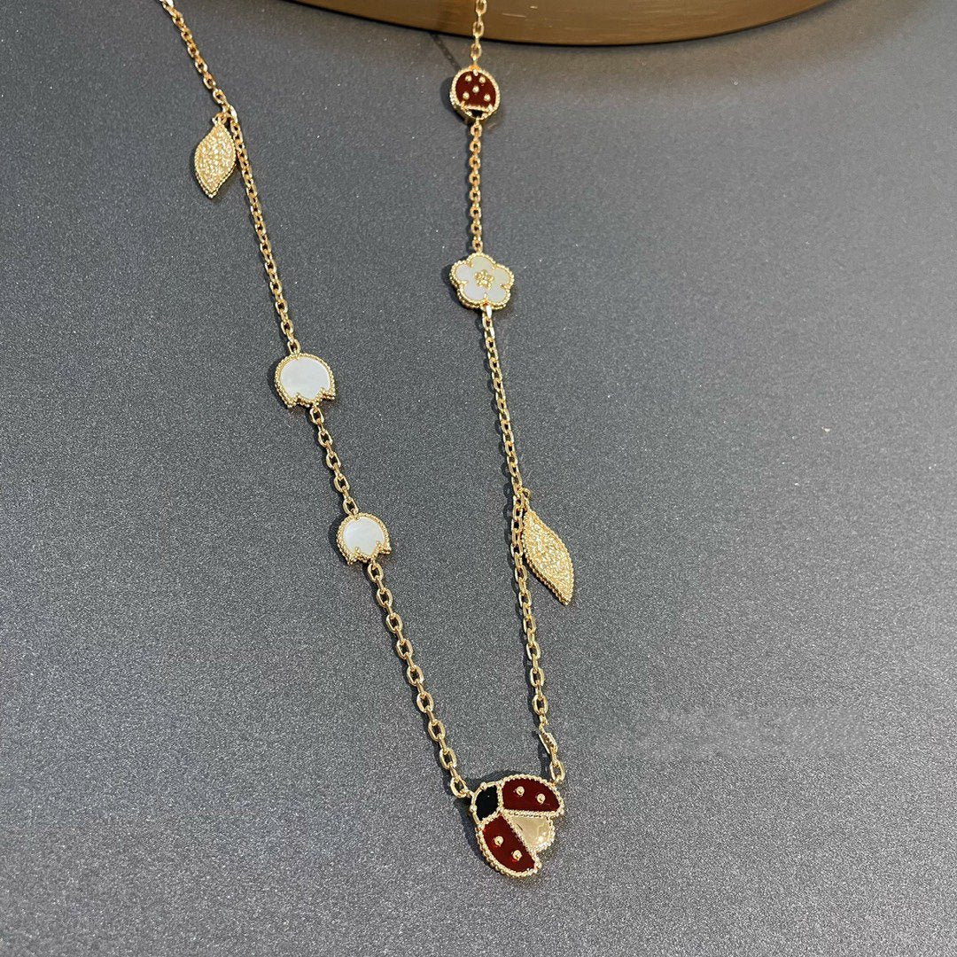 [Am jewelry]LUCKY SPRING 15 MOTIFS GOLD NECKLACE