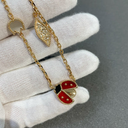 [Am jewelry]LUCKY SPRING 15 MOTIFS GOLD NECKLACE