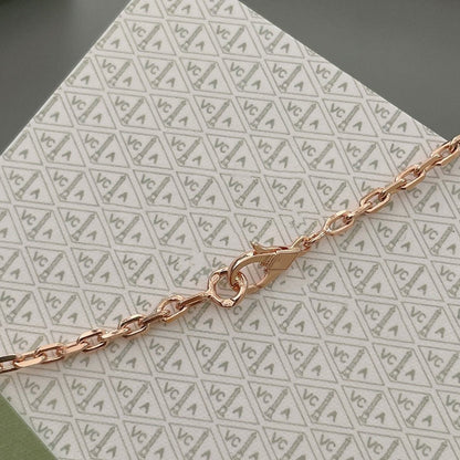 [Am jewelry]LUCKY SPRING 15 MOTIFS ROSE GOLD NECKLACE