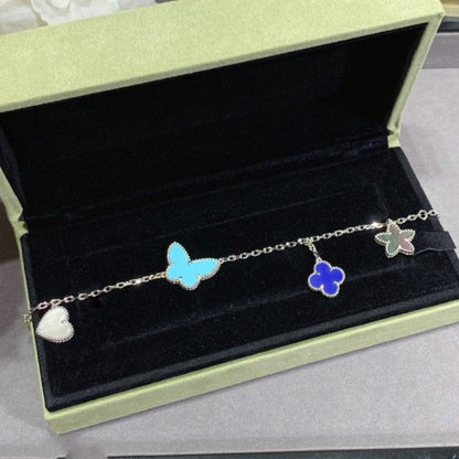 [Am jewelry]LUCKY SPRING SILVER BRACELET 4 MOTIF