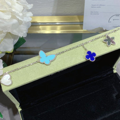 [Am jewelry]LUCKY SPRING SILVER BRACELET 4 MOTIF