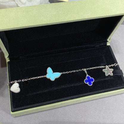 [Am jewelry]LUCKY SPRING SILVER BRACELET 4 MOTIF