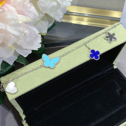 [Am jewelry]LUCKY SPRING SILVER BRACELET 4 MOTIF