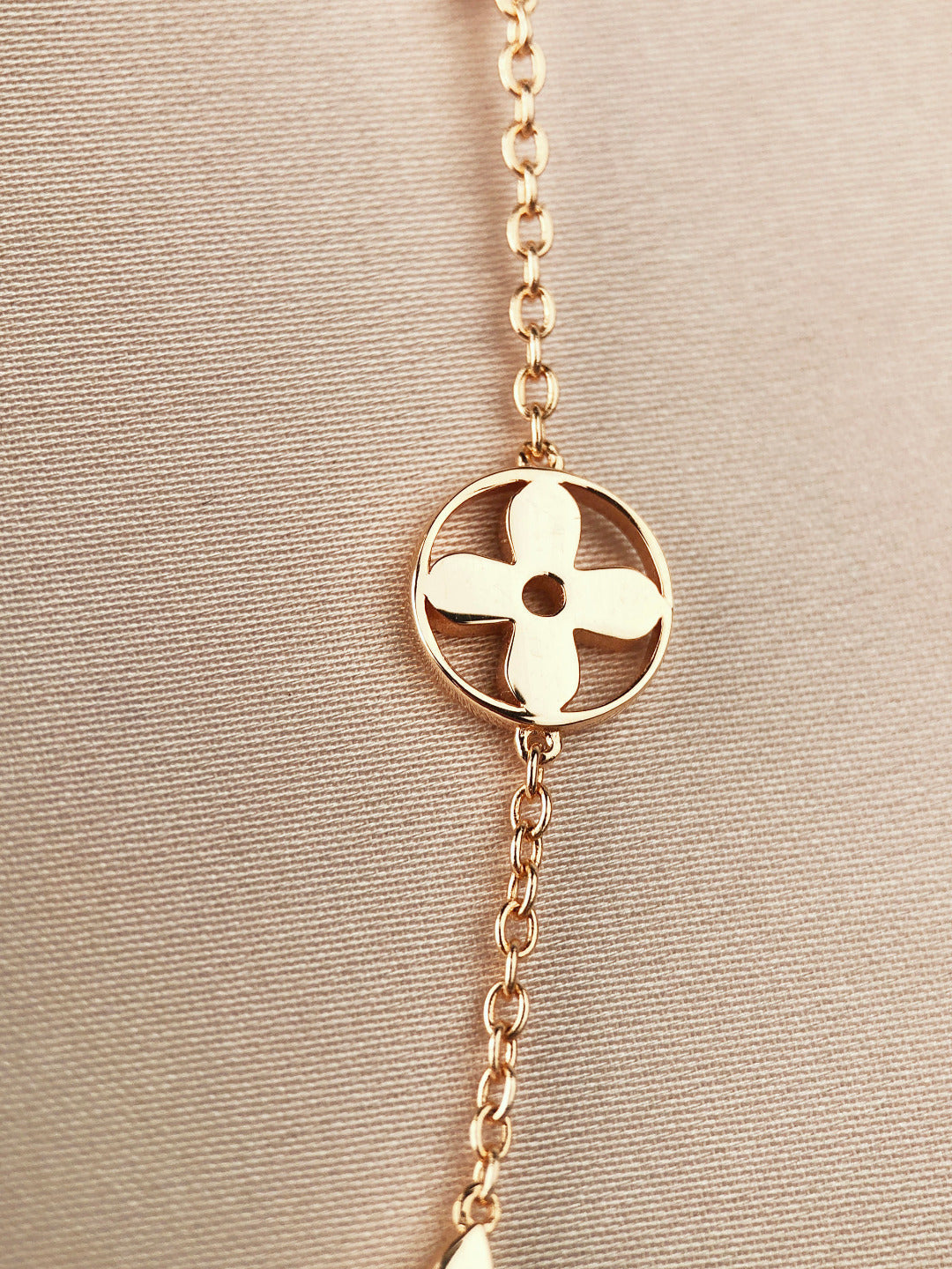 [Am jewelry]STAR AND SUN 7 MOTIFS GOLD BRACELET