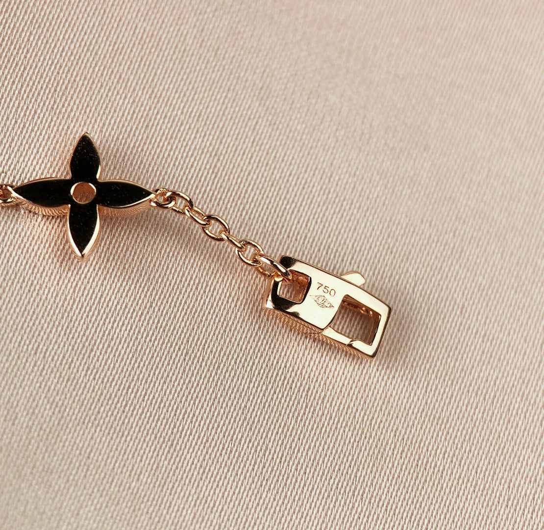 [Am jewelry]STAR AND SUN 7 MOTIFS GOLD BRACELET