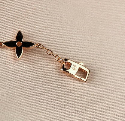 [Am jewelry]STAR AND SUN 7 MOTIFS GOLD BRACELET