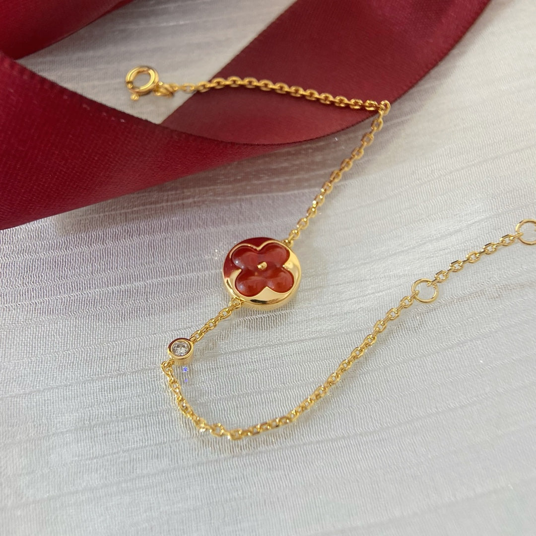 [Am jewelry]SUN PEDANT CARNELIAN BRACELET