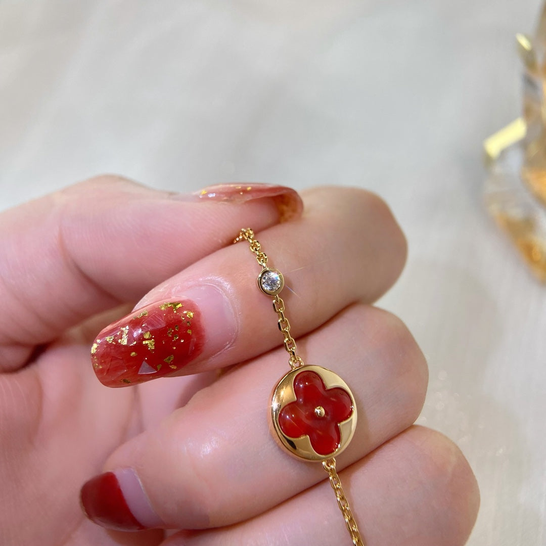 [Am jewelry]SUN PEDANT CARNELIAN BRACELET