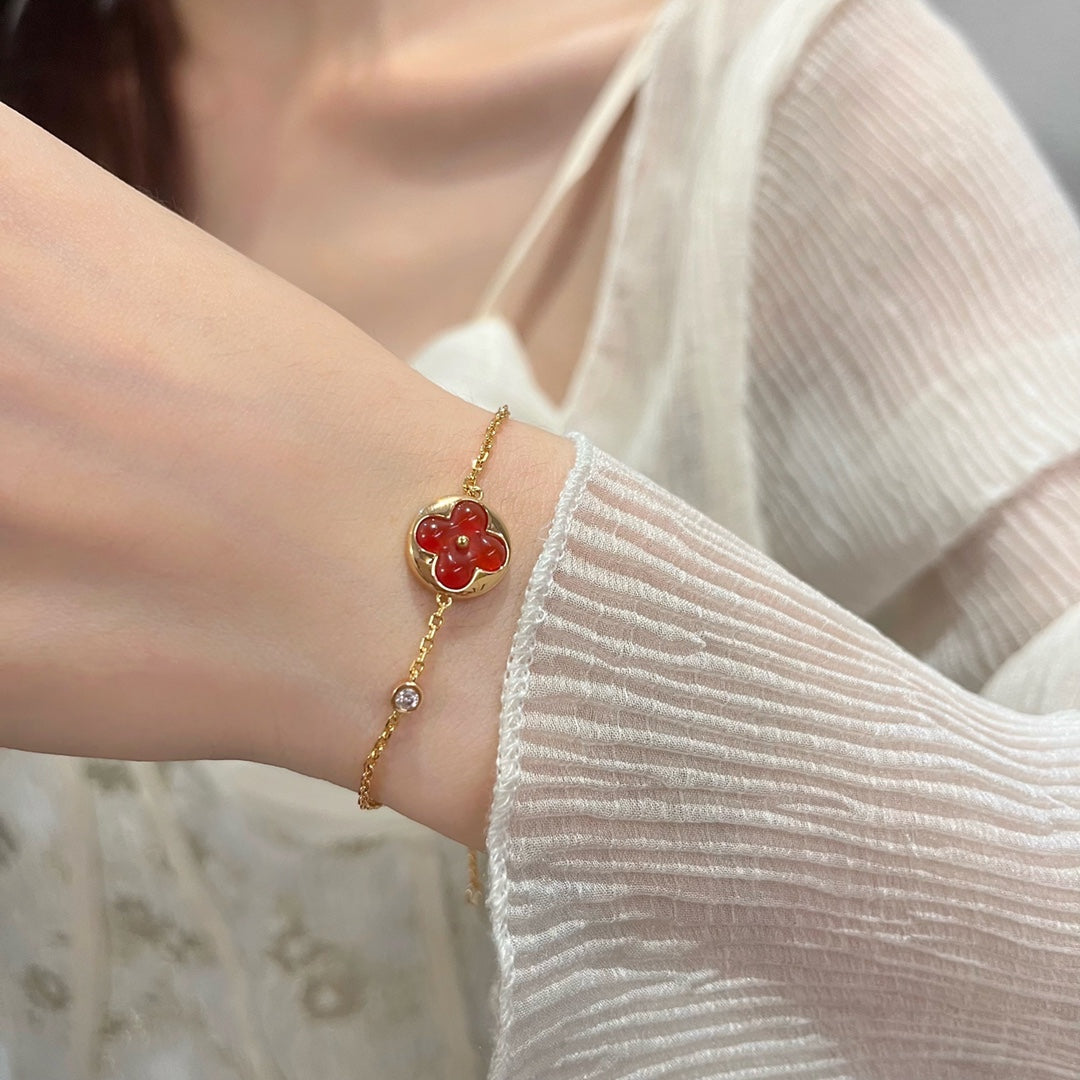 [Am jewelry]SUN PEDANT CARNELIAN BRACELET