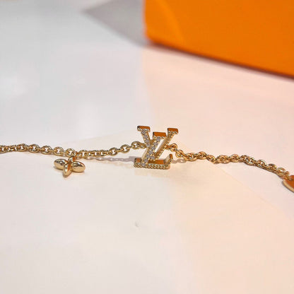 [Am jewelry]LOGO STAR MOTIF GOLD BRACELET
